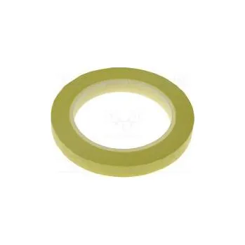 Lepicí páska Páska elektroizolační W 12mm L 66m Thk 63um žlutá akrylové