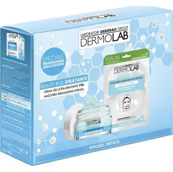 Kosmetická sada DermoLab hydratační dárková sada, pleťový gel a maska, 2ks