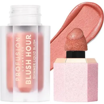 Tvářenka Profusion třpytivá tekutá tvářenka Shimmer Blush Hour, Strawberry Mimosa, 6ml