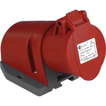 Elektrická zásuvka Zásuvka nástěnná 16A 4 kolík IP44, TP electric