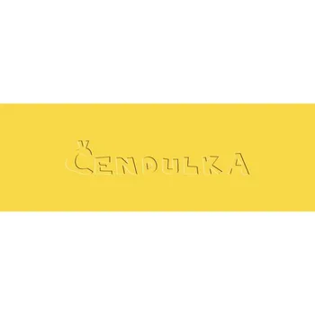 Zip Zdrhovadlo zip plastový 35cm nedělitelný šíře 3mm kanárkově žlutá skrytý