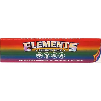 Elements cigaretové papírky Rainbow KS Slim