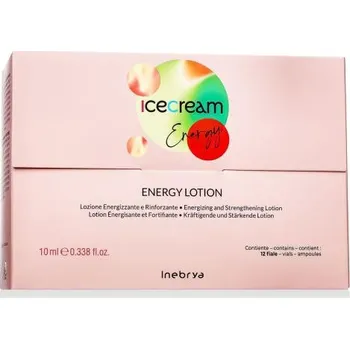 Vlasová regenerace Inebrya Ice Cream Energy Lotion Ampoules energizující a posilující vlasové mléko 12x10 ml unisex