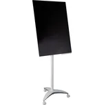 2x3 Skleněný černý mobilní flipchart 100 x 70 cm P-TFSZ-BLACK
