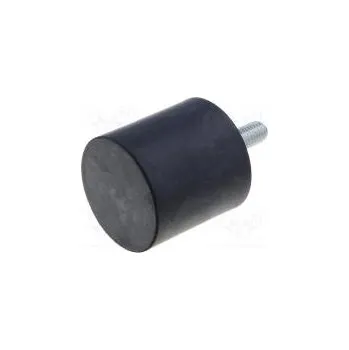 Nábytkové kování Silentbloková nožička Ø 40mm H 40mm 1820N 182N/mm