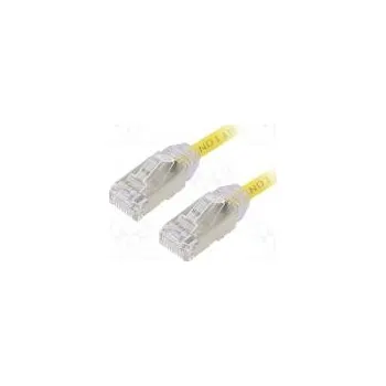 Síťový kabel Patch cord F/UTP,TX6A-28™ 6a drát Cu LSZH žlutá Dél 0,5m