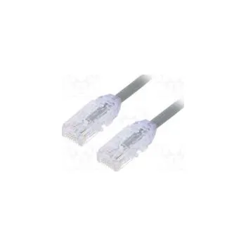 Síťový kabel Patch cord F/UTP,TX6A-28™ 6a drát Cu LSZH šedá Dél 0,5m
