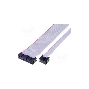 elektrický kabel Plochý kabel s konektory IDC 20x28AWG T.pásu 1,27mm 0,15m