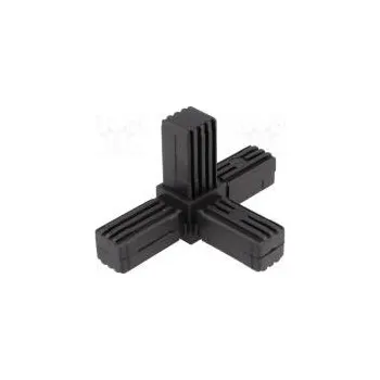 Stavební profil Montážní spojka pro profily trojosá spojka, čtyřsměrná