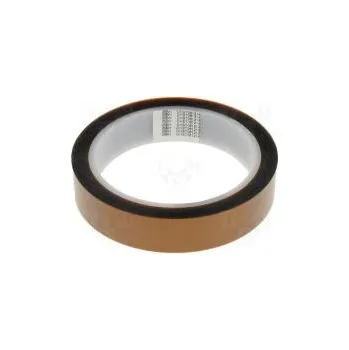 Izolační páska Páska vysokoteplotní Thk 0,0635mm 55% zlatá -70÷250°C W 20mm