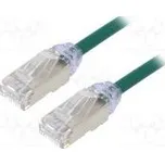 Patch cord F/UTP,TX6A-28™ 6a drát Cu LSZH zelená Dél 3m