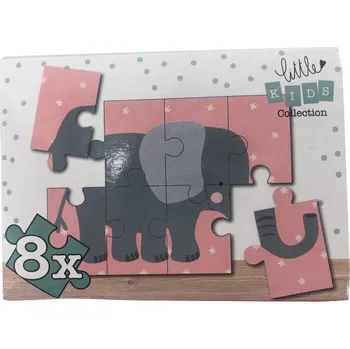Puzzle H&L Dětské puzzle Mini 8ks, slon