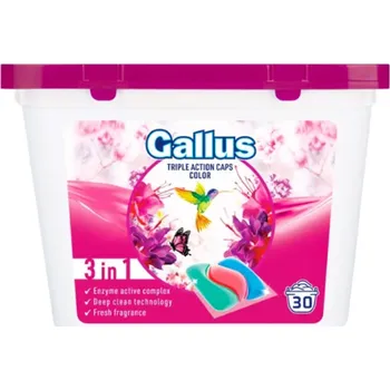 Tableta na praní Gallus Color prací tablety na barevné prádlo 30 dávek