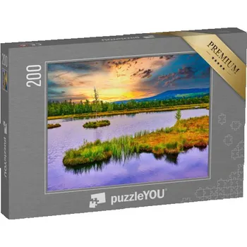 Puzzle puzzle 200 dílků „Chalupská slať, Šumava, Česká republika“