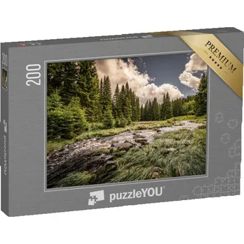 Puzzle puzzle 200 dílků „Modrava, Šumava, Česká republika“