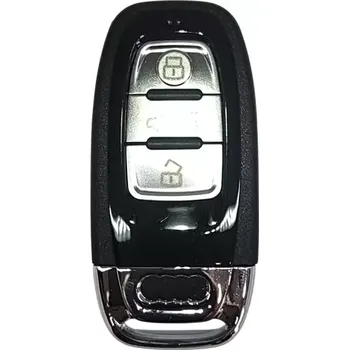 Autoklíč Obal Audi 3tl. keyless včetně planžety HU66 typ1