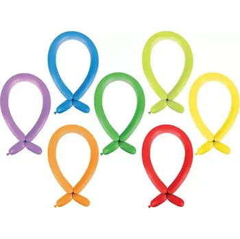 Balónek Modelovací balonky 260m mix barev 100 ks