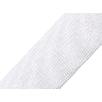 Textilní guma Pruženka tkaná šíře 60 mm bílá 25 m