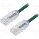 Patch cord F/UTP,TX6A-28™ 6a drát Cu LSZH zelená Dél 2m