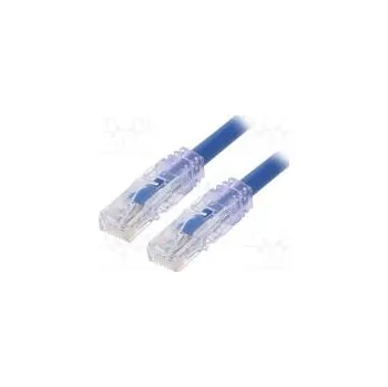 Síťový kabel Patch cord TX6A™ 10Gig,U/UTP 6a drát Cu PVC modrá Dél 2m
