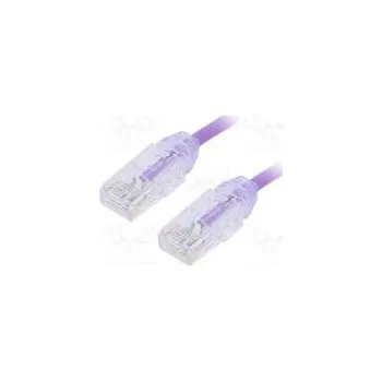 Síťový kabel Patch cord TX6-28™,U/UTP 6 lanko Cu LSZH fialová Dél 1m