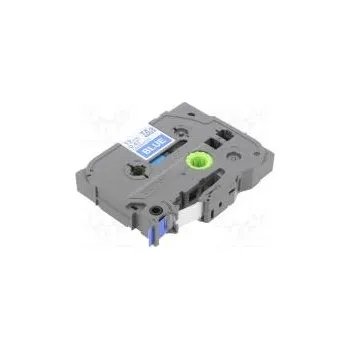 Pásek do tiskárny Páska 12mm 8m modrá Barva znaku bilá laminovaná,s lepidlem