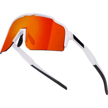 FORCE Brýle Force Strive, bílé, červené zrcadlové sklo