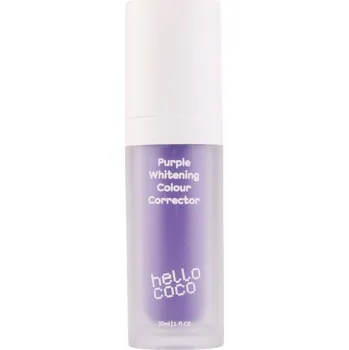 Přípravek na bělení zubů hello coco fialový korektor na bělení zubů, 30ml