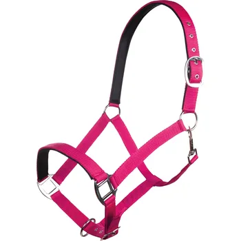 Sport Ohlávka -Charming- měkce podložená pink HKM Velikost: FULL