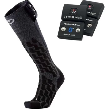 Pánské oblečení Vyhřívané ponožky THERM-IC PowerSock Heat + Baterie THERM-IC S-Pack 1400 Bluetooth Černá 35-38