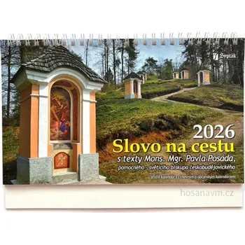 Kalendář Slovo na cestu 2026 Stolní katolický kalendář