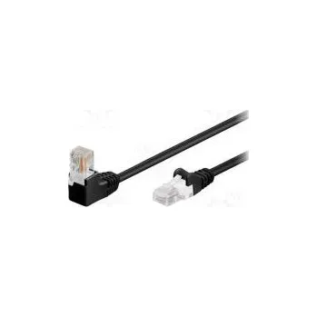 Síťový kabel Patch cord U/UTP 5e lanko CCA PVC černá 15m 26AWG