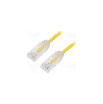 Síťový kabel Patch cord TX6-28™,U/UTP 6 lanko Cu LSZH žlutá Dél 0,5m