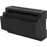 Kryt na přípojnici DIN Y 88mm X 138mm Z 62mm ABS černá