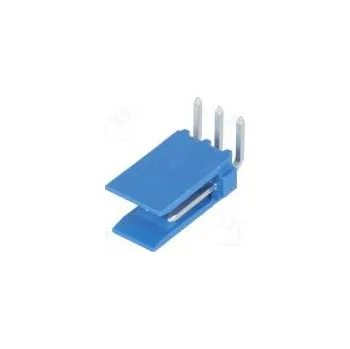 Elektrický konektor Socket wire-board male HE14 2.54mm PIN 3 THT 3A tinned blue