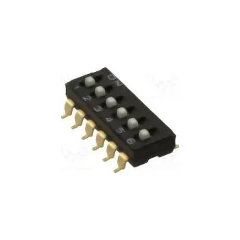 vypínač Přepínač DIP-SWITCH Počet sekcí 6 ON-OFF 0,025A/24VDC pol 2