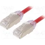 Patch cord F/UTP,TX6A-28™ 6a drát Cu LSZH červená Dél 5m