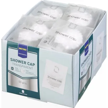 METRO Koupací čepice, transparentní, jednorázová (50 ks)