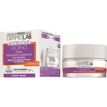 Pleťový krém DermoLab zpevňující denní krém proti vráskám s vitamínem C, SPF10, 50ml