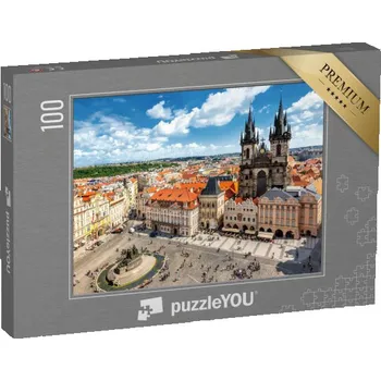 Puzzle puzzle 100 dílků „Staroměstské náměstí v Praze, Česká republika“