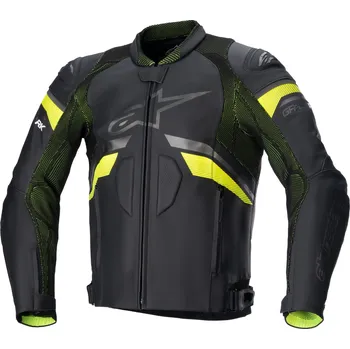 bunda GP PLUS R RIDEKNIT, TECH-AIR 5 kompatibilní, ALPINESTARS (černá/žlutá fluo) 2023