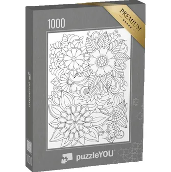 Puzzle puzzle „puzzleOMALOVÁNKY: Květiny 7“