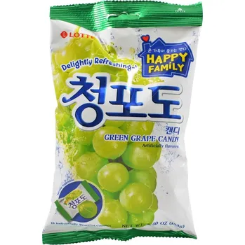 Cukrovinka Lotte Bonbóny s příchutí hroznů, 153 g