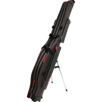 Pouzdro na prut Obal Na Pruty 3komorový 140 cm Zesílený Šedý