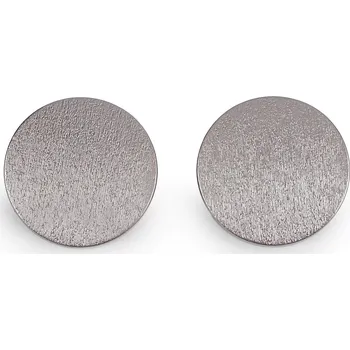 Knoflík Kovový knoflík s designovým reliéfem velikost 44" nikl tm. 25 ks