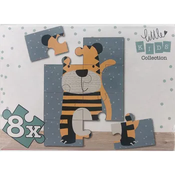 Puzzle H&L Dětské puzzle Mini 8ks, tygr