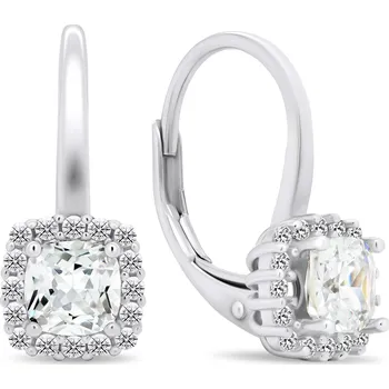 Náušnice Brilio Silver Třpytivé stříbrné náušnice se zirkony EA396W + 2 měsíce na vrácení zboží