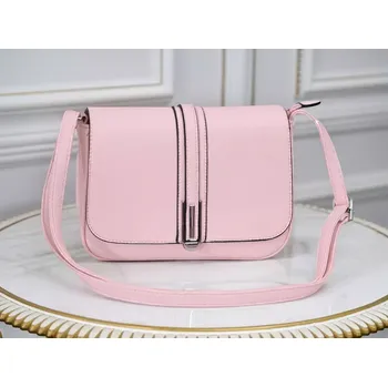 Kabelka Malá kabelka David Moda s klopou růžová L4969