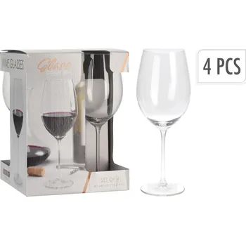 Sklenice Skleničky na červené víno H&L bezbarvé 540 ml 4 ks