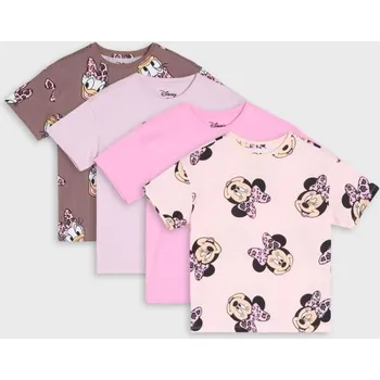 Sinsay - Sada 3&nbsp;triček Minnie Mouse - krémová - 127GA-01X - 127GA-01X-140